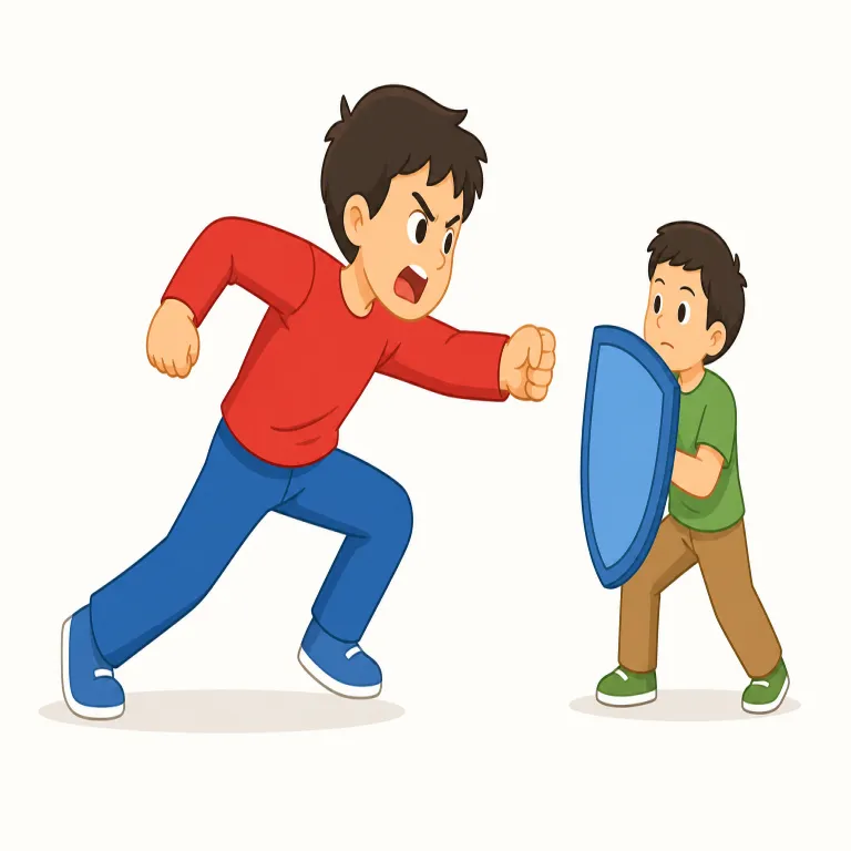 attackerの覚え方イラスト
