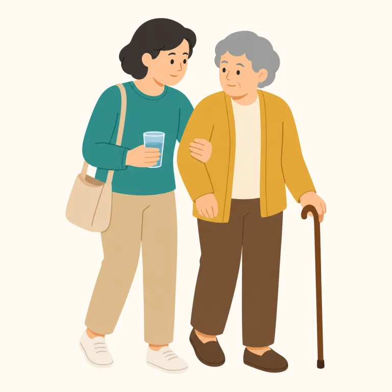 attend on（世話をする・句動詞）の覚え方イラスト — まず基本の attend は「出席する」だけでなく「注意を向ける」