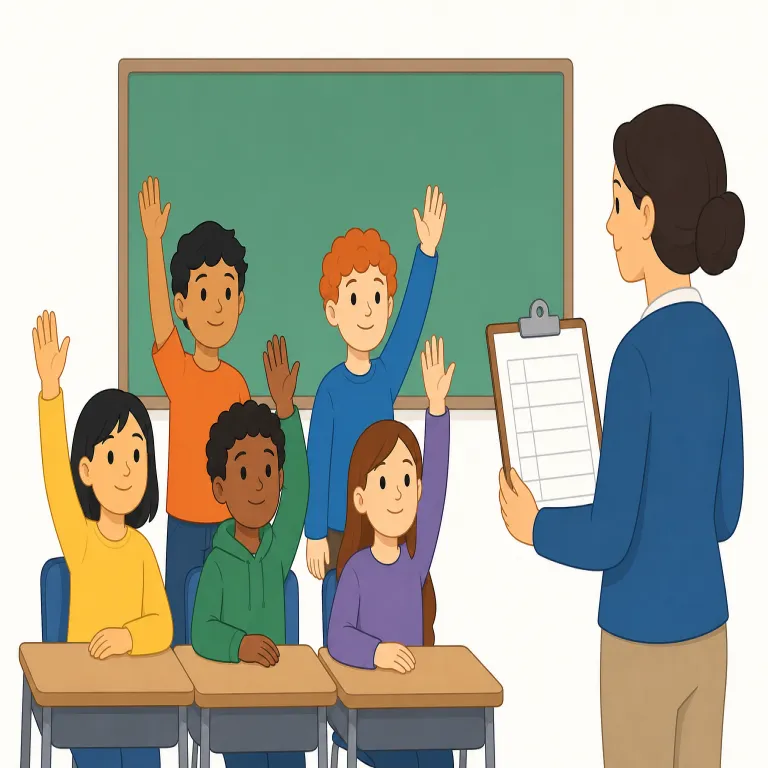 attendance（出席・名詞）の覚え方イラスト — attend（出席する）を知っていれば、その名詞形が attendance