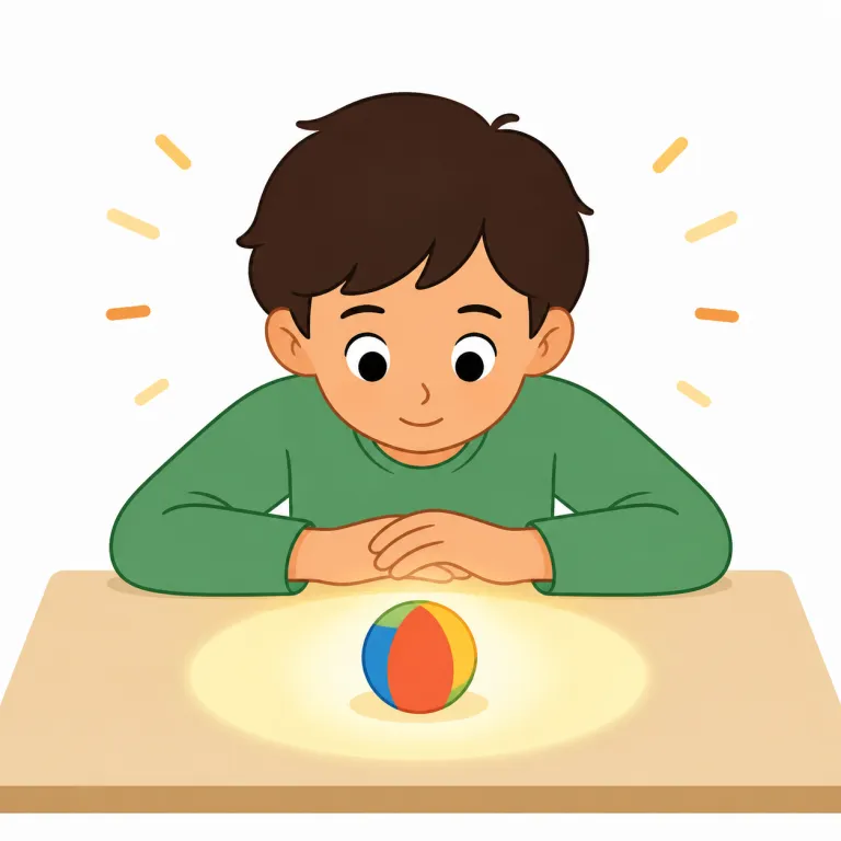 attention（注意・名詞）の覚え方イラスト — このエントリの attention は「注目」ではなく、対象に気を配る「注意」の意味です