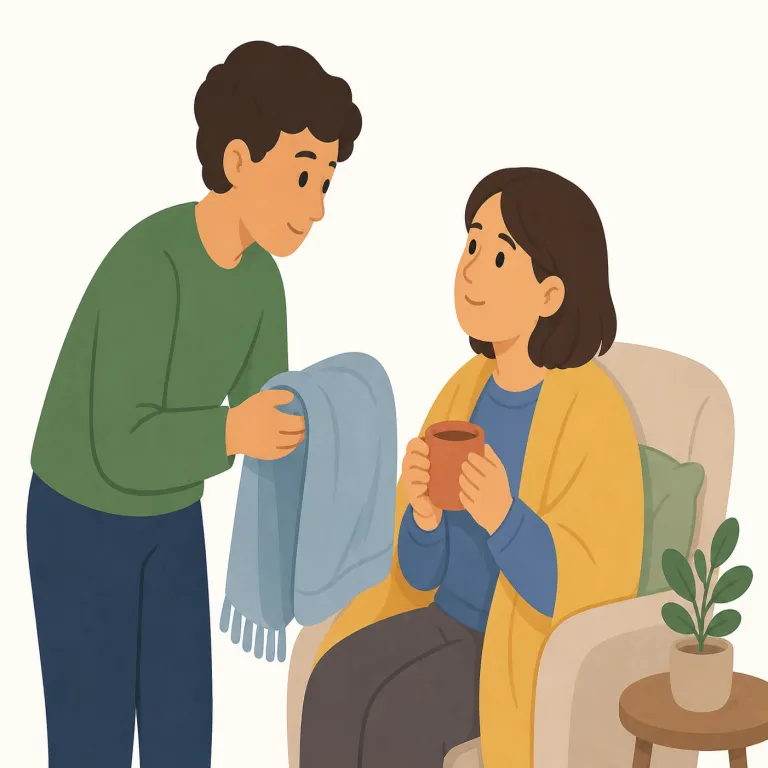 attentive（注意深い・形容詞）の覚え方イラスト — attention を知っていれば核は「注意を向ける」
