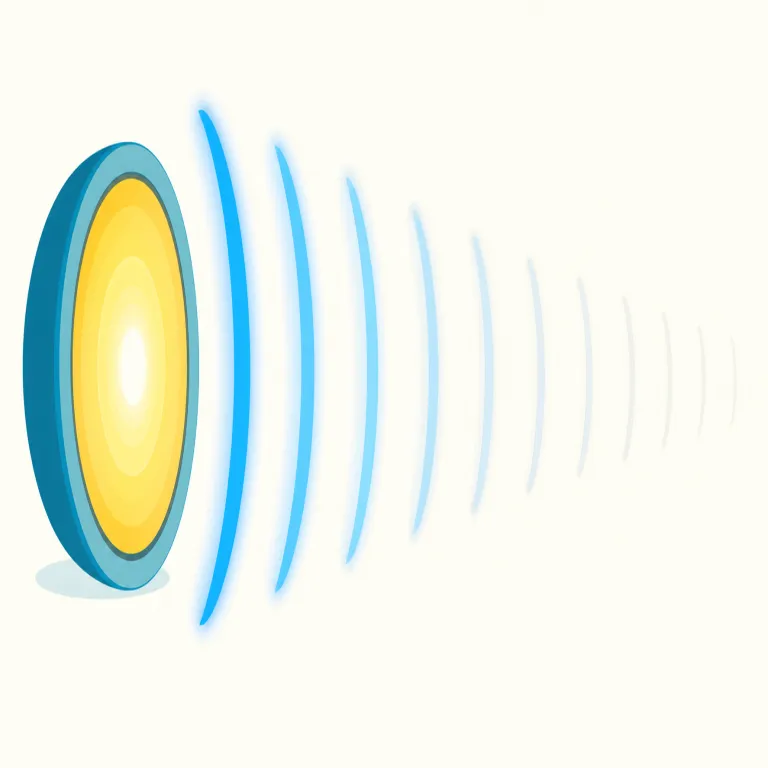 attenuation（減衰・名詞）の覚え方イラスト — attenuation は attenuate の名詞形で、まず「弱める・弱くなる」という軸を作ると覚えやすいです