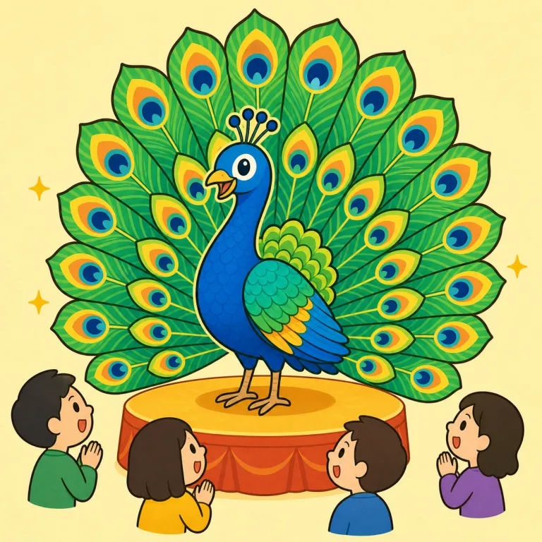 attraction（呼び物・noun）の覚え方イラスト
