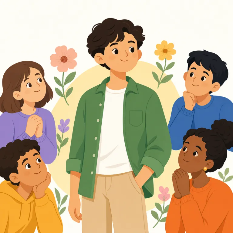 attractive（魅力的な・形容詞）の覚え方イラスト — attract「引きつける」を知っていれば、その性質を表す -ive が付いた attractive は「人を引きつけるような」→「魅力的な」とつながります
