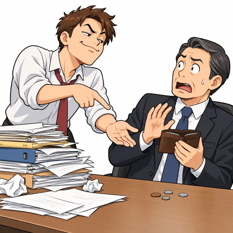 audacity（厚かましさ・noun）の覚え方イラスト