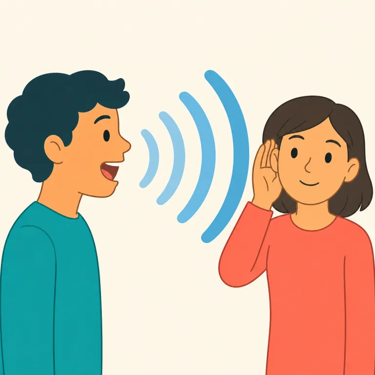 audibly（聞こえるように・副詞）の覚え方イラスト — audibly は audible の副詞形と見ると整理しやすい