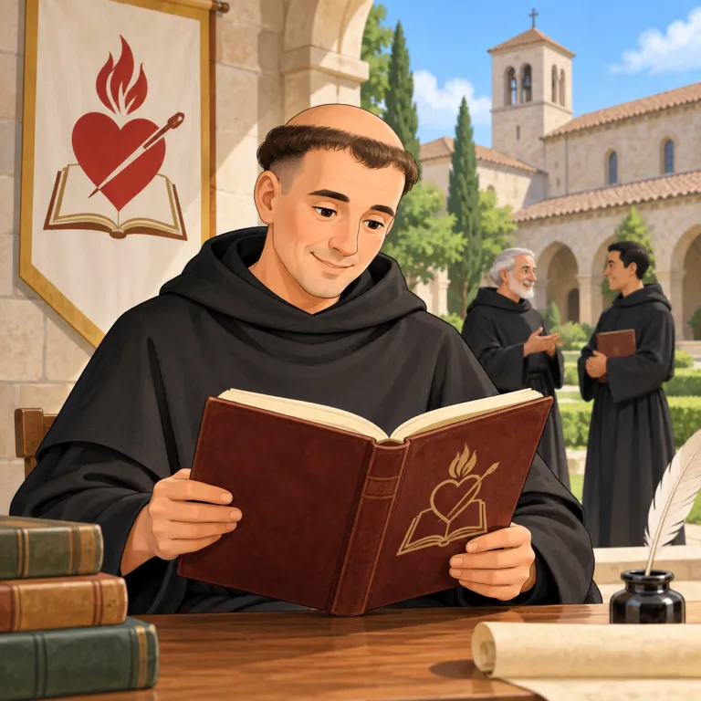 augustinian（アウグスティノ会の・adjective）の覚え方イラスト
