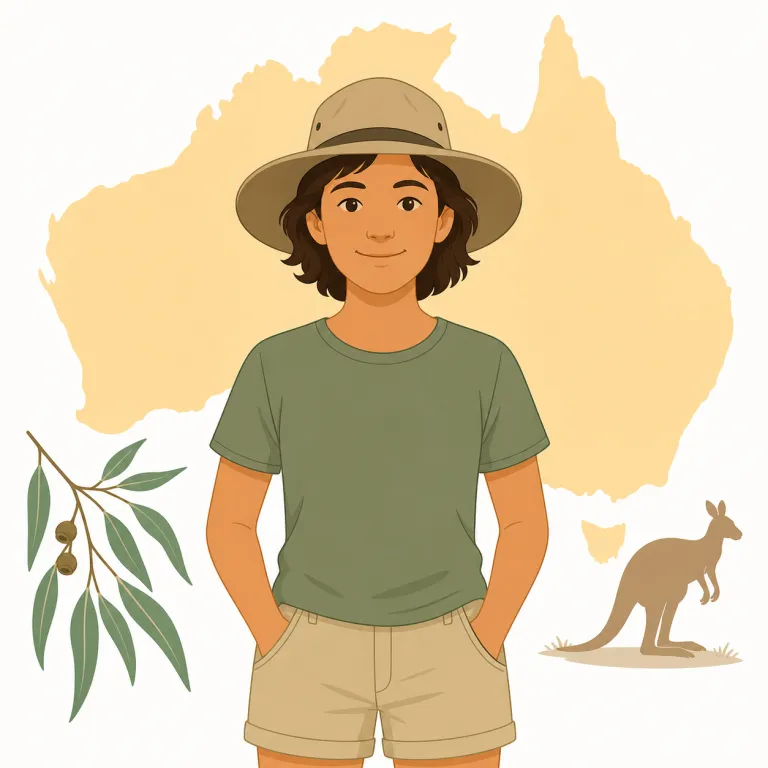 aussieの覚え方イラスト