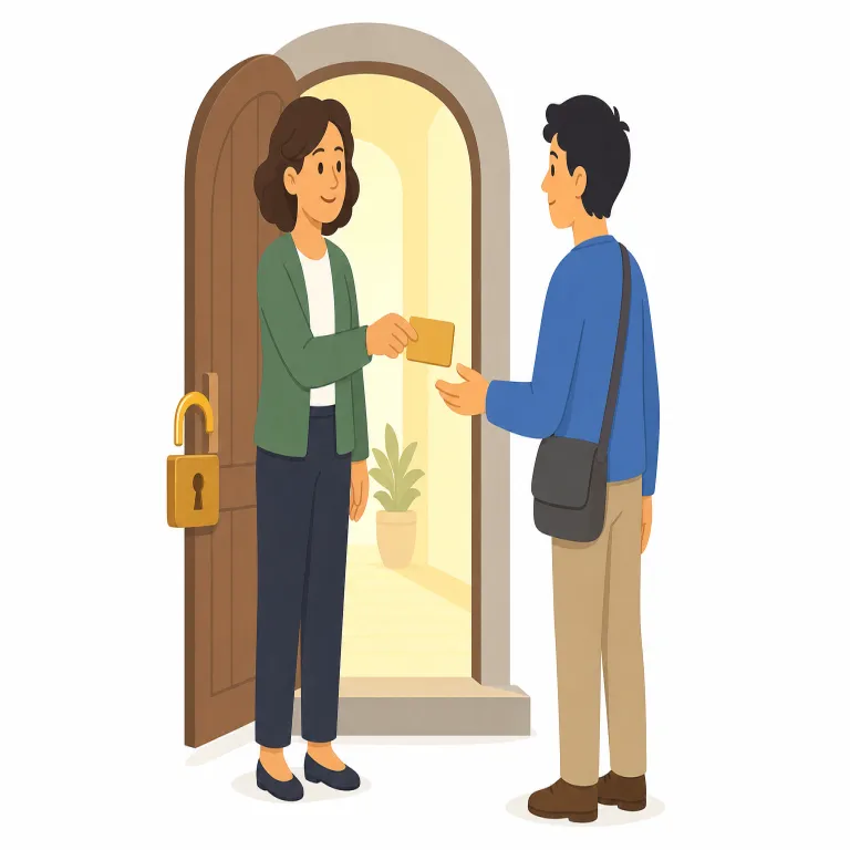 authorization（承認、許可、認可・名詞）の覚え方イラスト — まず authorize（許可する）を知っていると覚えやすく、authorization はその名詞形で「許可すること／その許可」