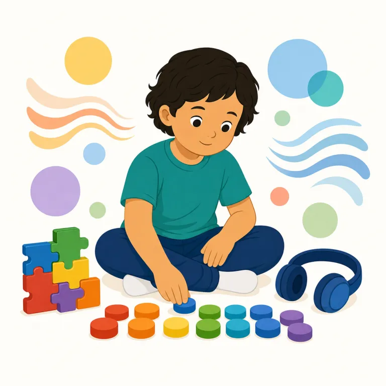 autism（自閉症・名詞）の覚え方イラスト — auto- を見たら automatic, autonomy などの「self」を思い出すと、つづりが定着しやすい