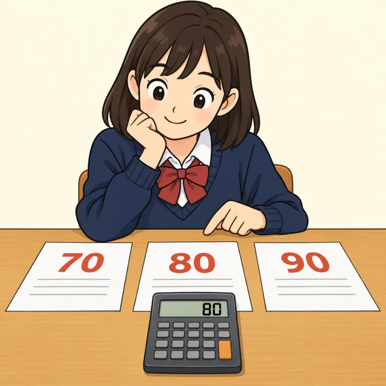 average（平均して〜になる・verb）の覚え方イラスト