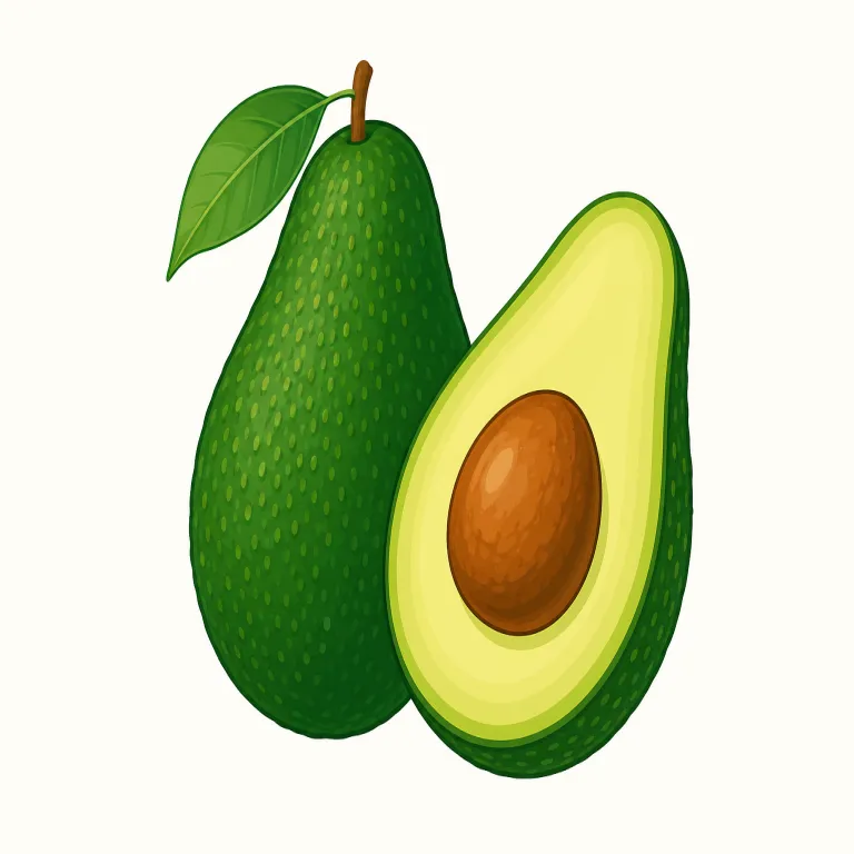 avocado（アボカド・名詞）の覚え方イラスト