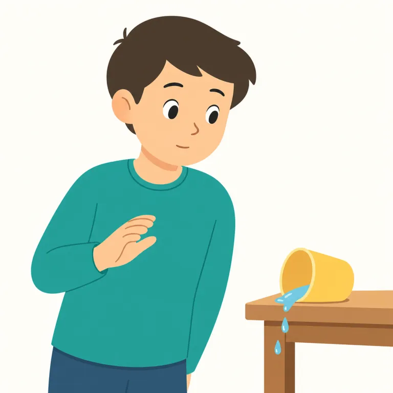 aware（気づいている・形容詞）の覚え方イラスト — このawareは、単に情報として「知っている」という基本義ではなく、周囲の変化・危険・問題に意識を向けて「気づいている」状態を表す用法として覚えます