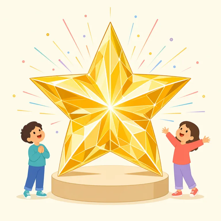 awesomeness（すごさ・名詞）の覚え方イラスト — awesome は会話で「すごい」「最高だ」と強く反応するときの形容詞