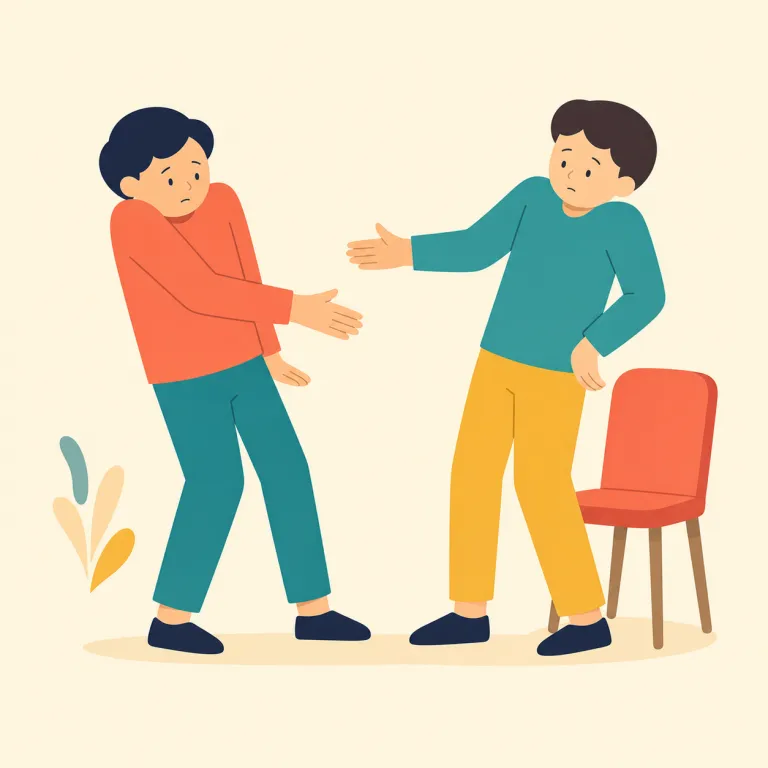 awkwardness（ぎこちなさ・名詞）の覚え方イラスト — まず形で覚えると残りやすいです