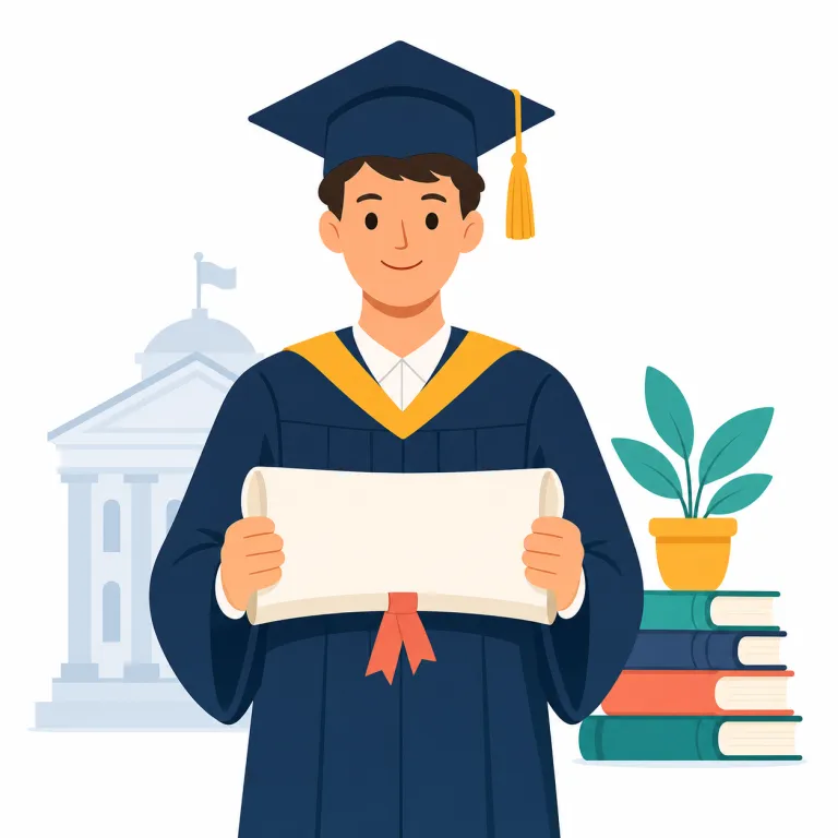 baccalaureate（学士号・名詞）の覚え方イラスト — まず bachelor を軸に覚えるのが近道です