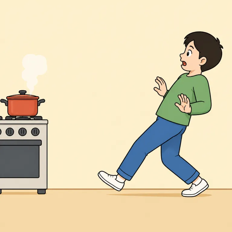 back off（後ろへ下がる・phrasal_verb）の覚え方イラスト
