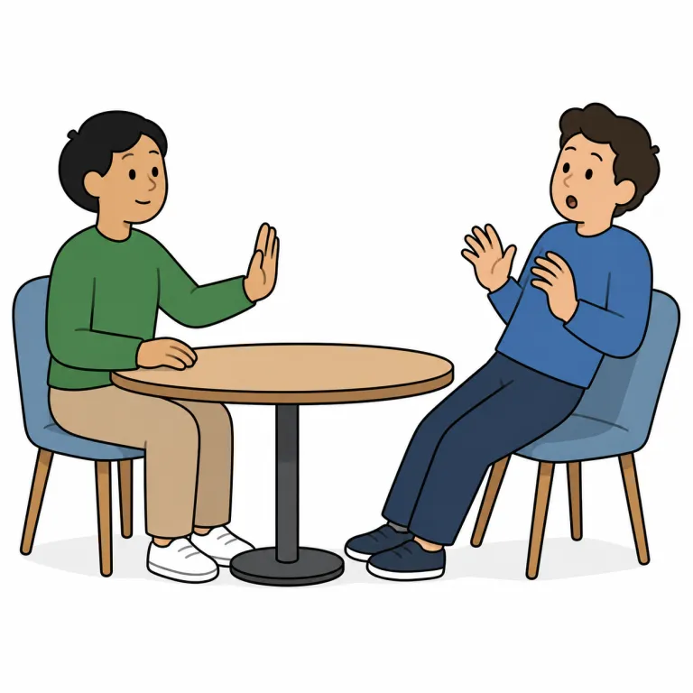 back off（手を引く・phrasal_verb）の覚え方イラスト