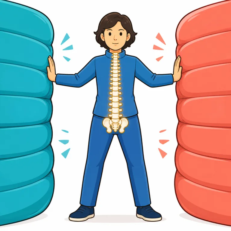 backbone（気骨・noun）の覚え方イラスト