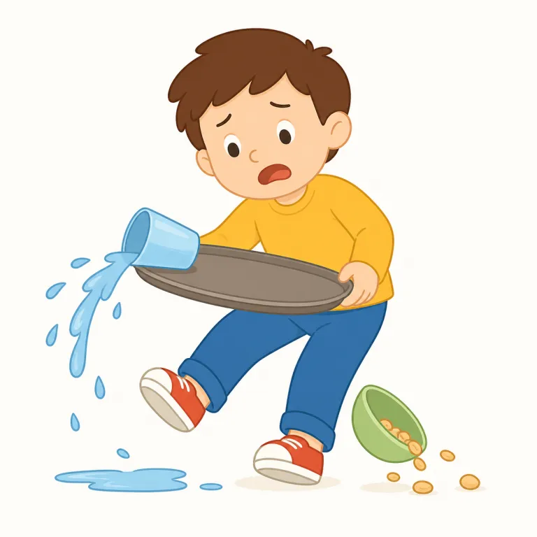 badly（悪く、まずく・副詞）の覚え方イラスト — bad + -ly なので、まず「悪い状態で」が基本