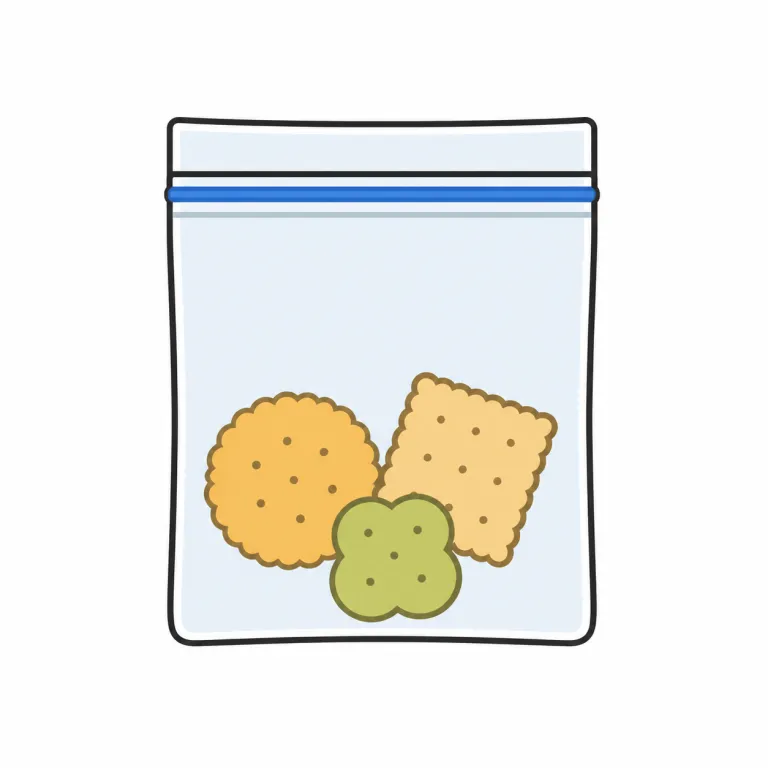 baggie（小さなビニール袋・noun）の覚え方イラスト