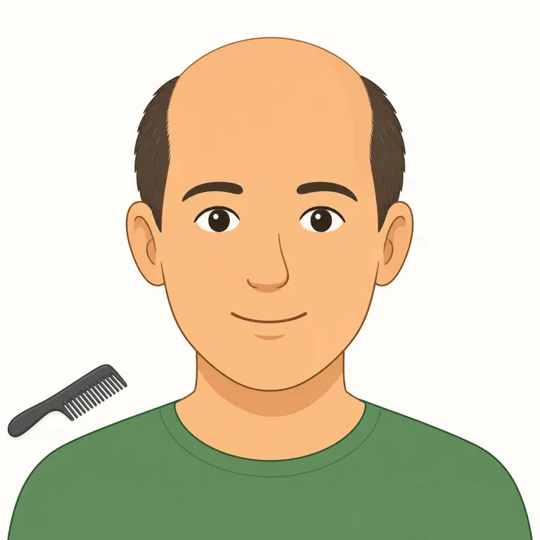 baldnessの覚え方イラスト