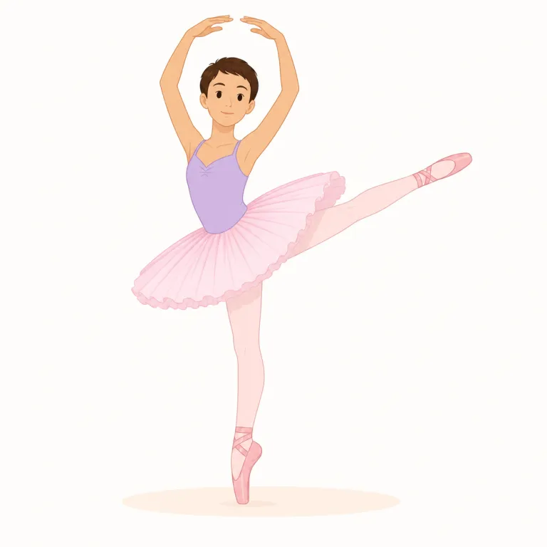 ballerinaの覚え方イラスト