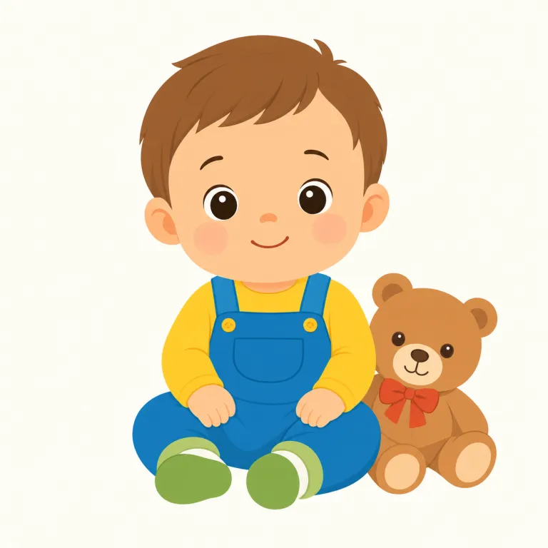 bambino（幼児・名詞）の覚え方イラスト — bambino は英語の baby や child に近い意味ですが、形と響きはイタリア語から来ています
