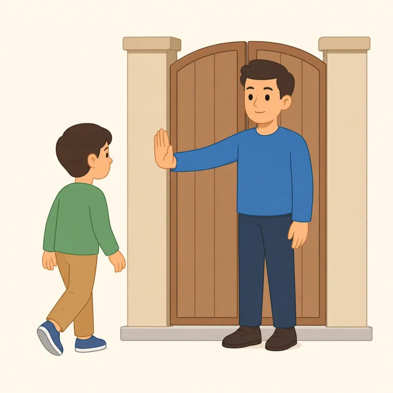 ban（禁止する・動詞）の覚え方イラスト — ban はとても短いぶん、「権限ある側が、だめだと線を引く強い動詞」として固めると覚えやすいです