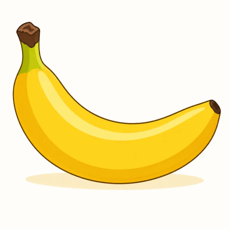 banana（バナナ・名詞）の覚え方イラスト