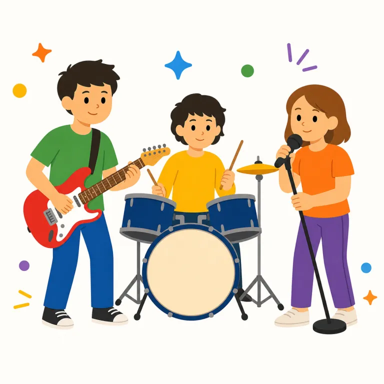 band（バンド・名詞）の覚え方イラスト