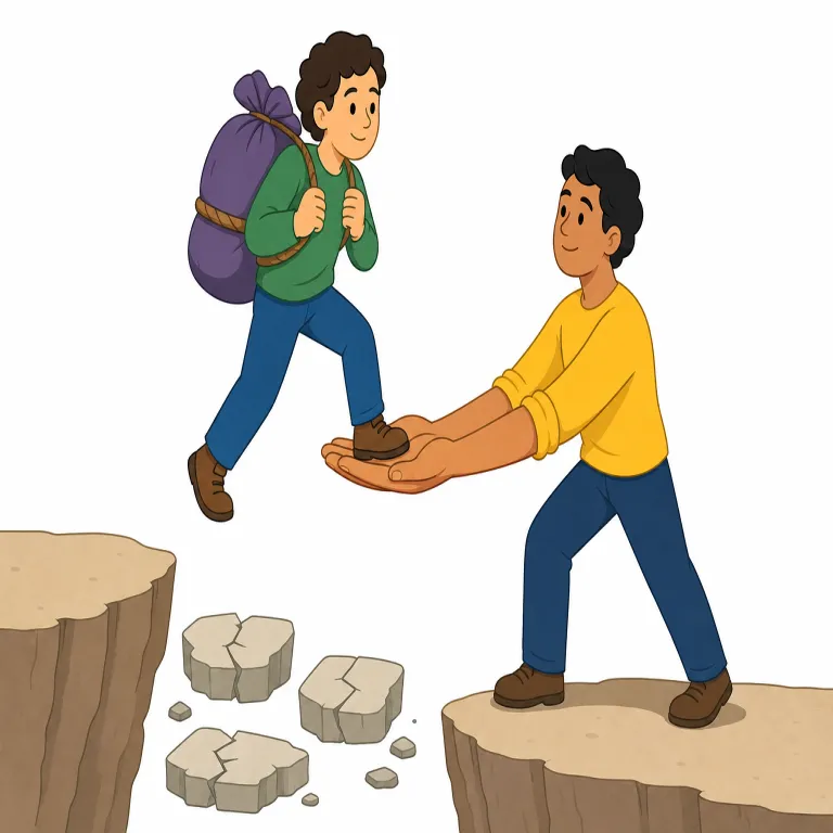 bank on（当てにする・句動詞）の覚え方イラスト — bank は「銀行」だけでなく「大事なものを預ける場所」と捉えると定着しやすい