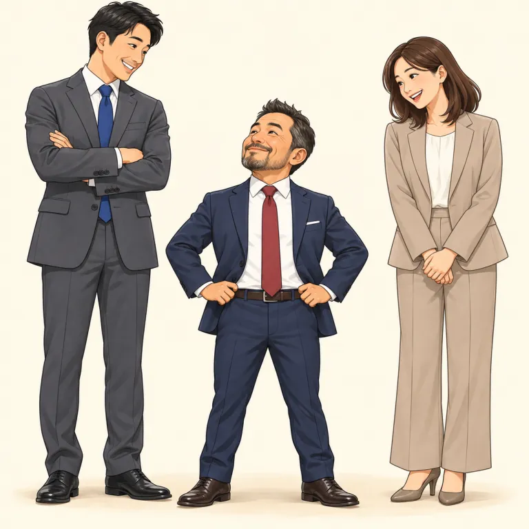 bantam（小柄な人・noun）の覚え方イラスト