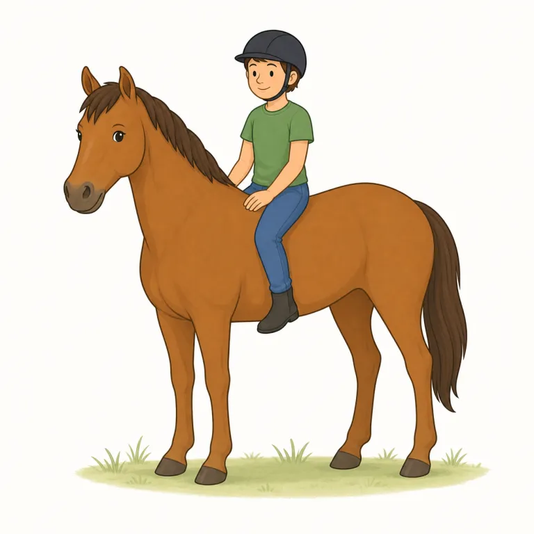 bareback（鞍なしの・形容詞）の覚え方イラスト — `bare` は「むき出しの・覆いのない」で、`barefoot`（裸足）を知っていると入りやすい語です