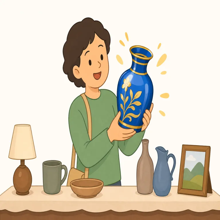 bargain（掘り出し物・名詞）の覚え方イラスト — 値札を見て安いと思うだけなら cheap、割引された事実なら discount