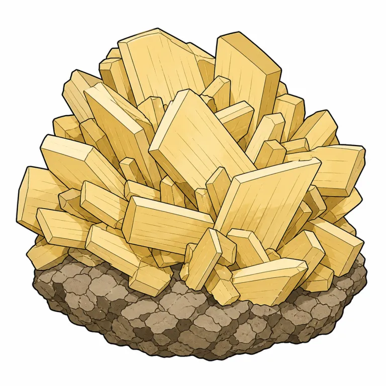 barite（重晶石・noun）の覚え方イラスト