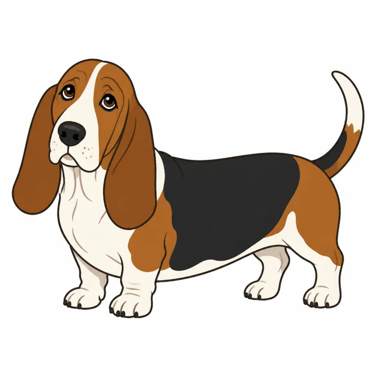 basset（バセット・noun）の覚え方イラスト
