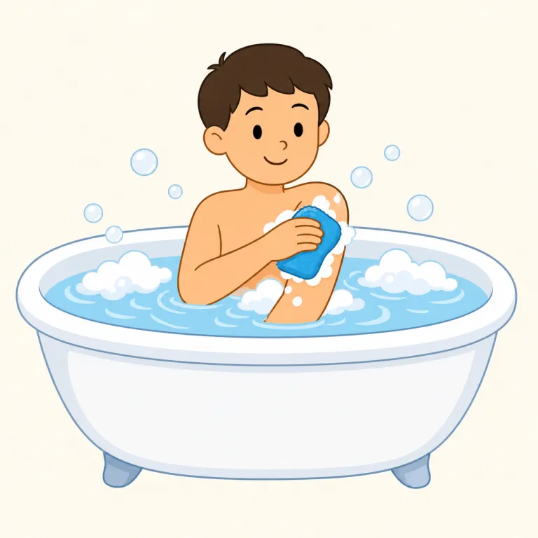 batheの覚え方イラスト