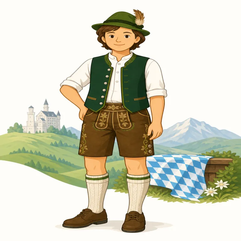 bavarian（バイエルン人・noun）の覚え方イラスト