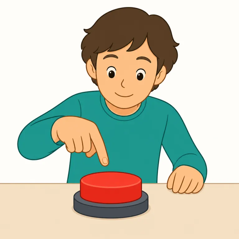 be about to（する直前である・イディオム）の覚え方イラスト — will や be going to が単に「これから」を言うのに対し、be about to は「もう次の瞬間に起こる・する」という直前感が核