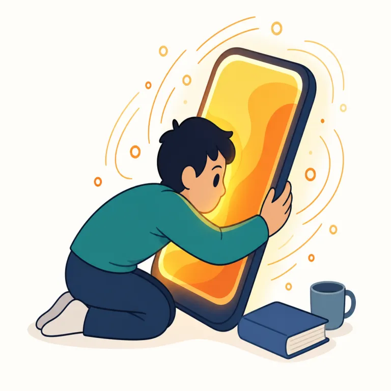 be addicted to（〜に依存している、〜に夢中になっている・イディオム）の覚え方イラスト — 核は addicted