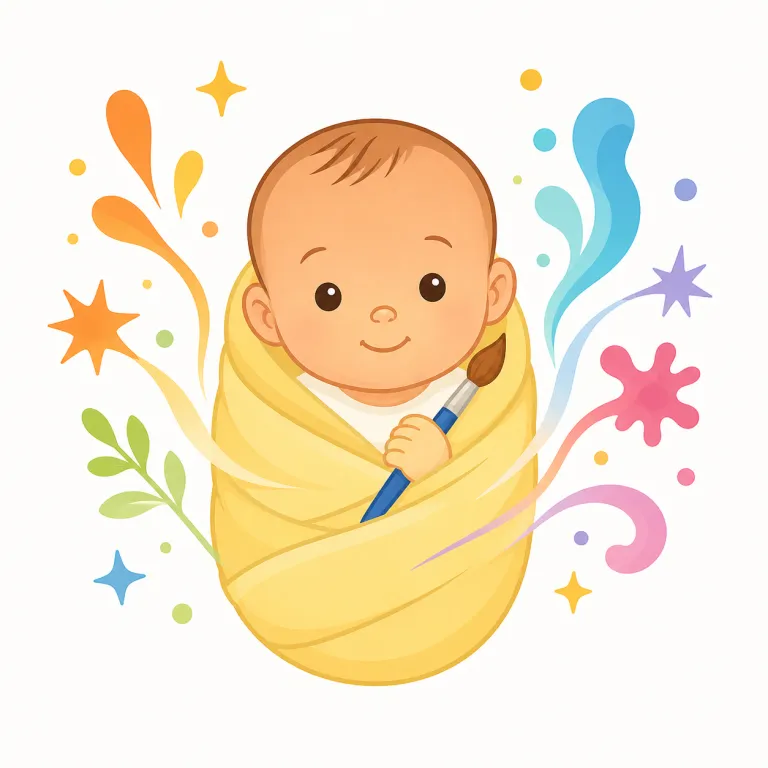 be born with（〜を持って生まれる・句動詞）の覚え方イラスト — born は「生まれた」、with は「〜を持っている」と考えると、be born with は「生まれた時点でそれを持っている」という組み立てで理解できる