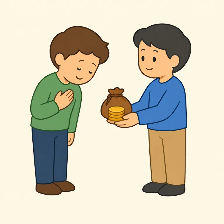 be indebted to（に恩義がある、に負債がある・形容詞）の覚え方イラスト — indebted は debt（借り）を含む語ですが、このエントリでは実際の借金だけでなく、人から受けた助けに対して「返しきれないほどありがたい、恩…