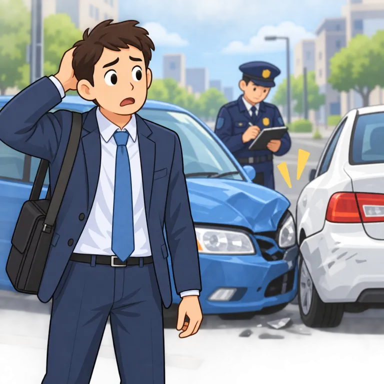 be involved in（〜に巻き込まれている・idiom）の覚え方イラスト