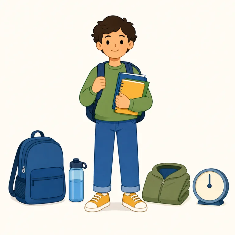 be ready for（準備ができている・イディオム）の覚え方イラスト — be ready for は「これから来るものに対して準備が整っている」と覚えます