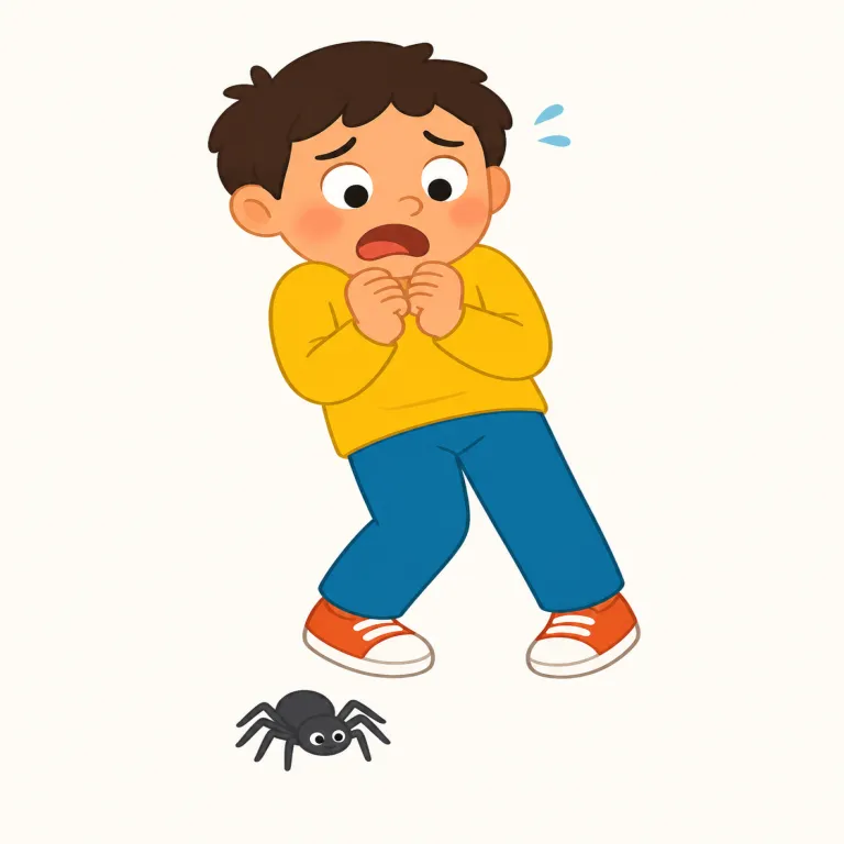 be scared of（～が怖い・イディオム）の覚え方イラスト — このエントリでは、英語の形よりも日本語訳「～が怖い」として、話し手がある物事を怖いと感じる状態を押さえます