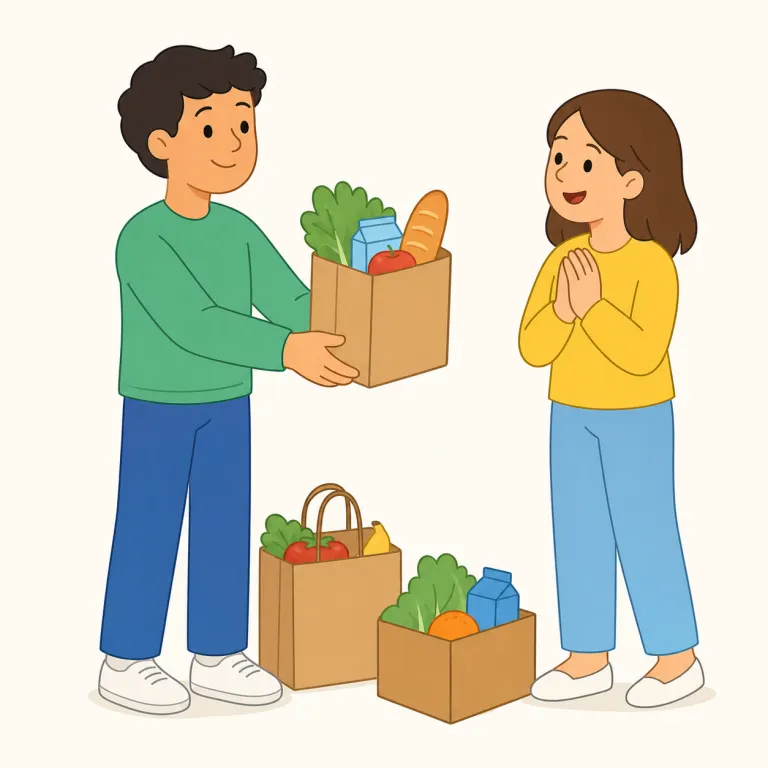 be willing to（進んで・イディオム）の覚え方イラスト — この「進んで」は、単に「〜してもよいと思う」という承諾より一歩強く、自分から協力する姿勢や前向きな意欲を表す意味として覚える