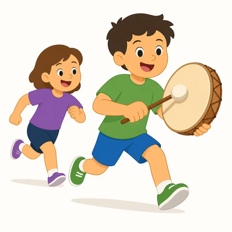 beat（打つ、負かす・動詞）の覚え方イラスト — beat は一発だけの hit より、連続して力が加わる感じがあります