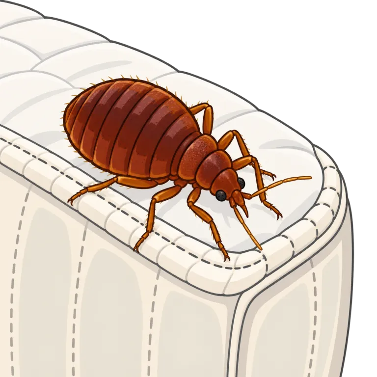 bedbug（トコジラミ・noun）の覚え方イラスト