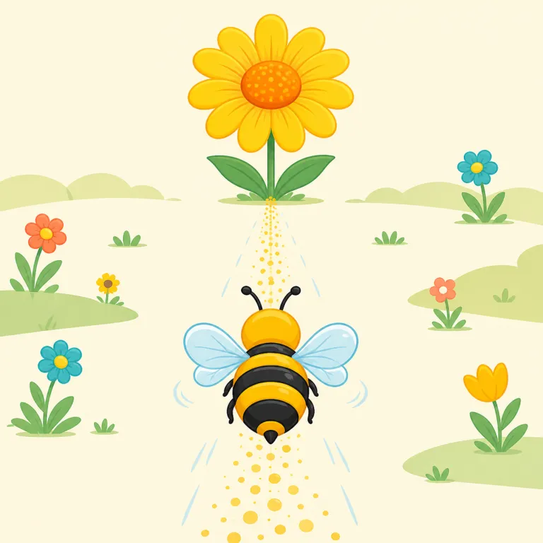 beeline（一直線に向かうこと・名詞）の覚え方イラスト — まず line = 線 を足場にすると、beeline は『線を引いたように一直線』の感覚でつかみやすい